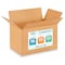 Idl Packaging 16 in x 10 in x 10 in Shipping Box, Kraft, Corrugate, Single Wall, 200#, 10 PK B-161010-10 - alternate 1